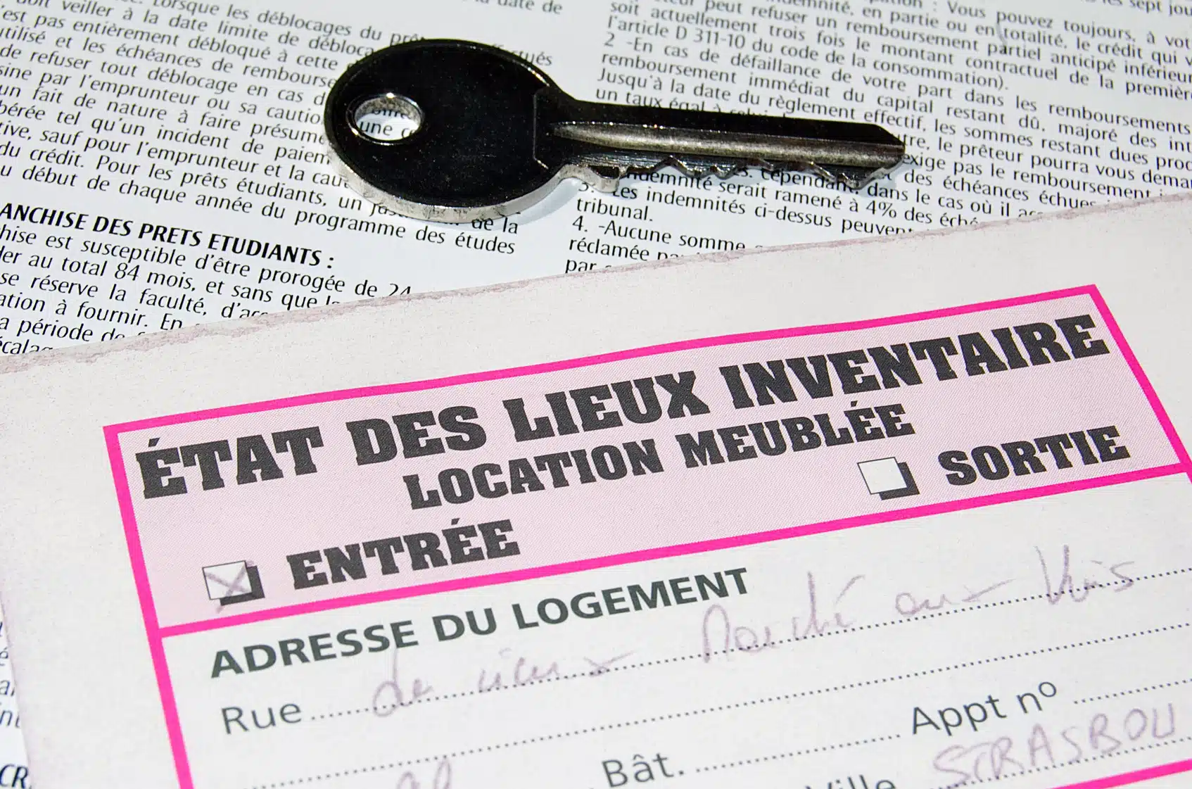 état des lieux de location