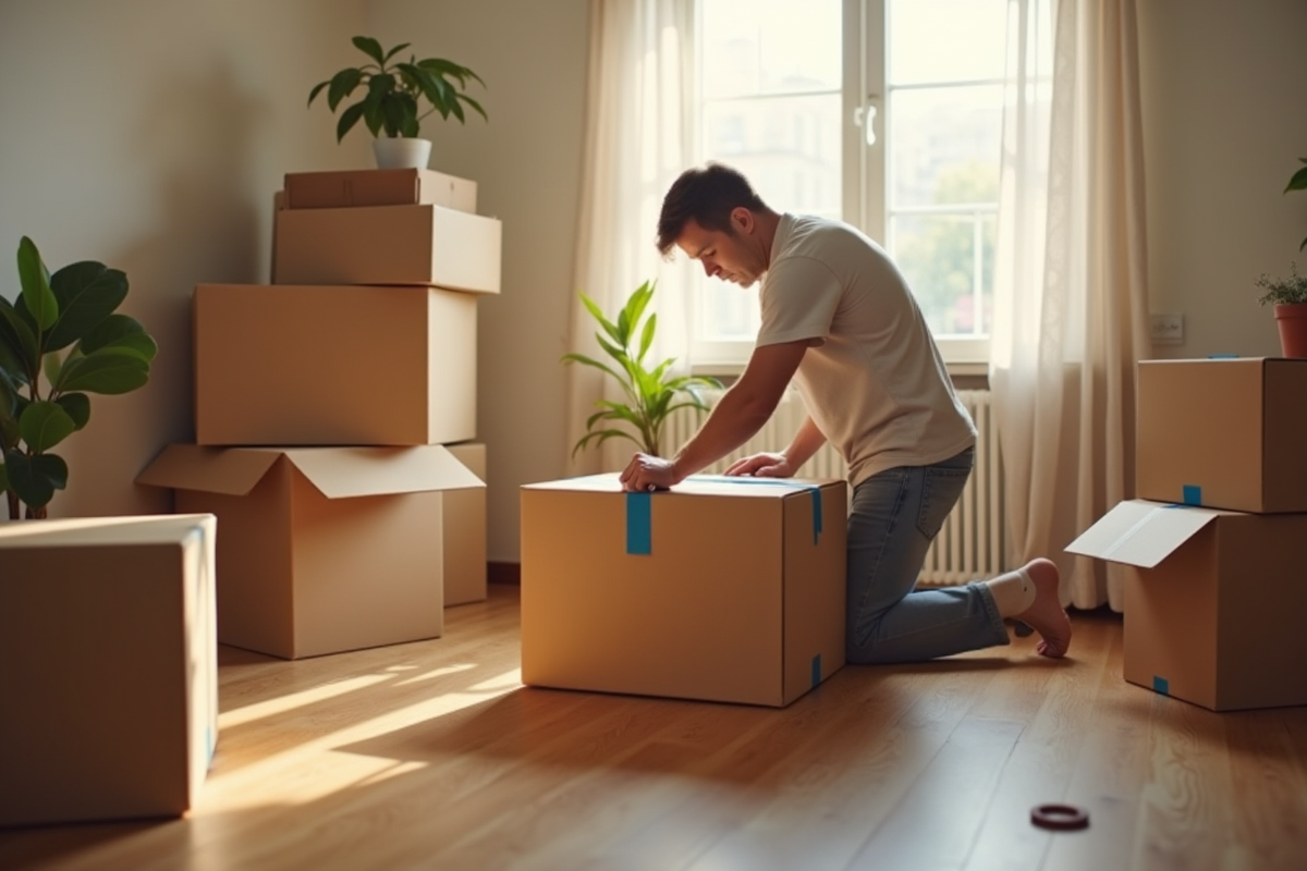 cartons déménagement